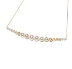 K18 Akoya pearl necklace