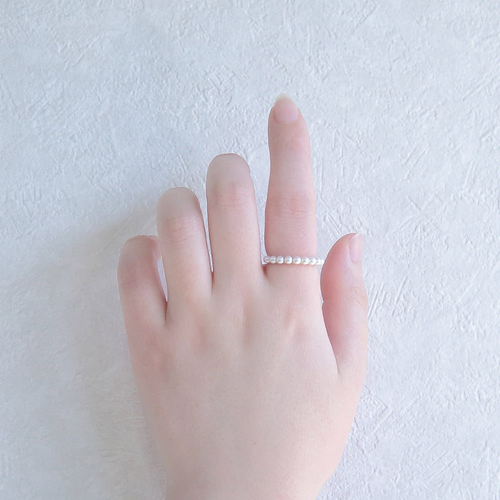 ペルラジオーネ 　パールリング 14号　k18wa リング – Perlagione Eshop