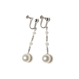 ＜MIKIMOTO＞　K14　パール　イヤリング　5.8mm