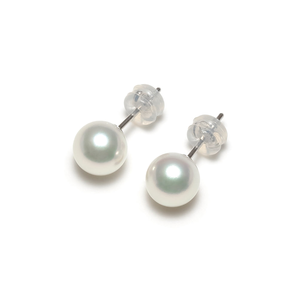 K14WG Natural Color Akoya Pearl Pierce [Limited to 11]